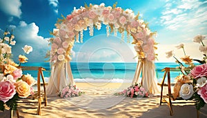 beach wedding decorations