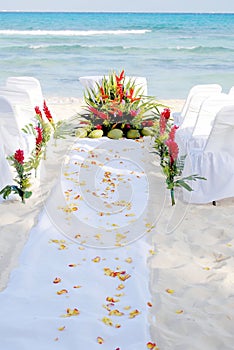 Beach Wedding Walkway