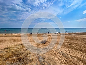 Beach on the west coast of Corfu
