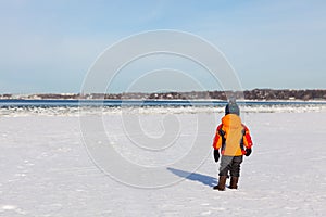 Beach at winter