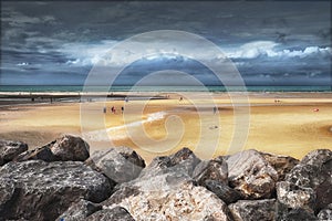 Beach at Wissant,France