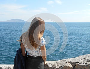 Beach, woman, sea, water, young, ocean, summer, beautiful, person, beauty, people, nature, blue, relaxation, vacation, happy, sky,