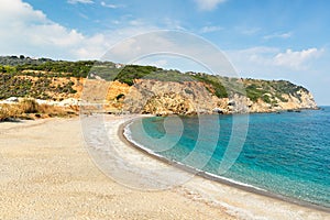 The beach Xanemos in Skiathos, Greece