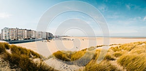 Beach of Zeebrugge, Flanders region, Belgium