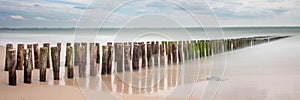 Beach, Zeeland, longexposure photo