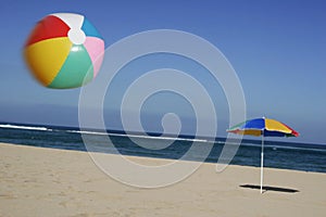 Beachball in the Air photo
