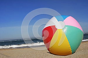 Beachball on Beach