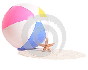 Beachball and Starfish photo