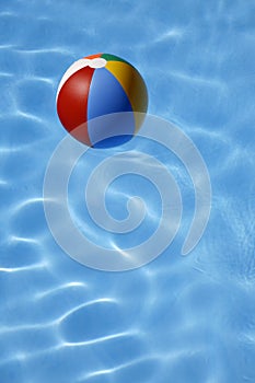 Beachball in Water