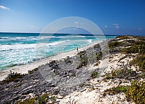 Beache on Cayo Largo's island, Cuba photo