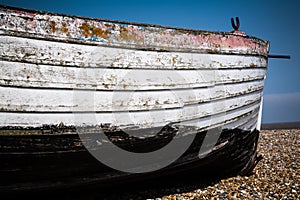 Beached boat at Southwold