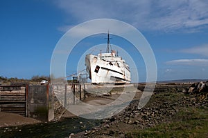 The beached Duke of Lancaster