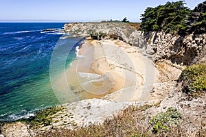 Beaches and cliffs on the Pacific Coast, Wilder Ranch State Park, Santa Cruz, California