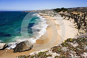 Beaches and cliffs on the Pacific Coast, Wilder Ranch State Park, Santa Cruz, California