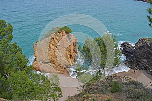 Beaches and coves of Begur, Gerona Spain