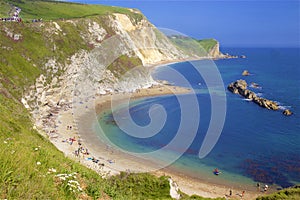 Beautiful beaches of Dorset, UK