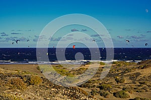 The beaches of El MÃ©dano. Tenerife, Islas Canarias, Spain photo