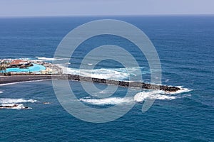 Beaches and hotels of Puerto de la Cruz, Tenerife