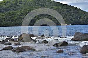 The beaches and landscapes of Ilha Grande. Angra dos Reis. Brazil