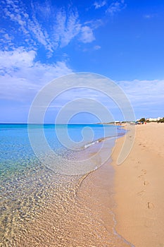 The beaches of Manduria in Apulia, Italy: Specchiarica beach.