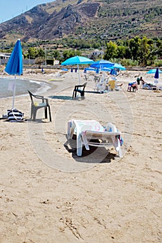 The beaches of the Mediterranean sea
