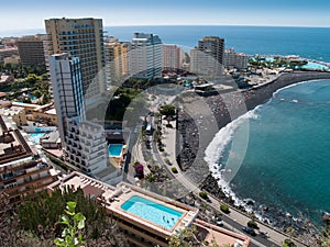 Beaches of Puerto de la Cruz, Tenerife, Spain