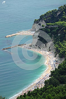 Beaches of Sirolo, Italy