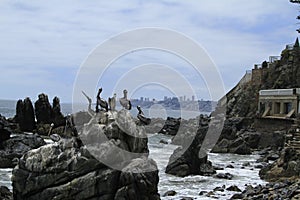 Beaches of Valparaiso, Vina Del Mar, Chile