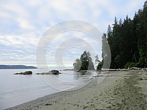 Beaches of the West coast Trail, Vancouver island, British Columbia, Canada