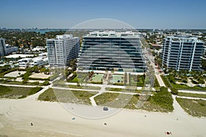 Beachfront architecture Surfside Florida