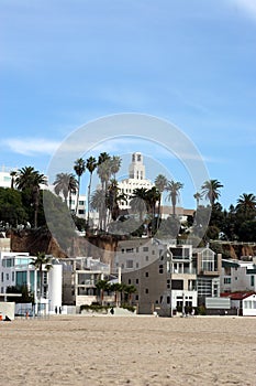 Beachfront buildings