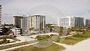 Beachfront condominiums Miami Beach real estate footage for virtual video tours