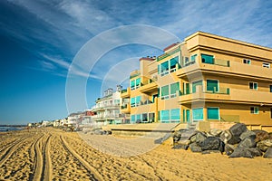 Beachfront homes in Imperial Beach, California.