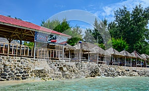 Beachfront hotel in Lombok, Indonesia