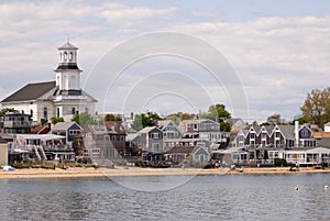 Beachfront houses in Provincetown, Cape Cod photo