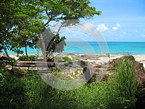 The beachfront of the Ko Samet Island