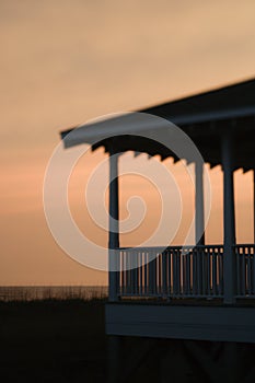 Beachfront porch