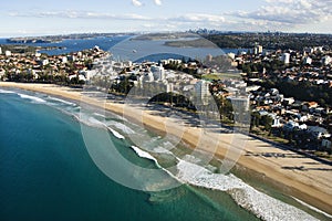 Beachfront property, Australia. photo