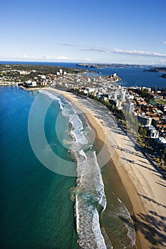 Beachfront property, Australia.