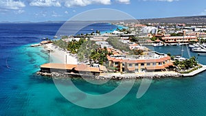 Beachfront Resort At Kralendijk In Bonaire Netherlands Antilles.