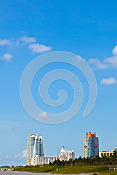 Beachlife at the white beach in South Miami photo