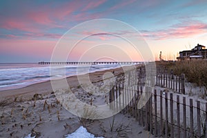 Beachscape at Sunset in Duck NC Outer Banks