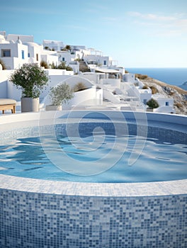 Beachside swimming pool