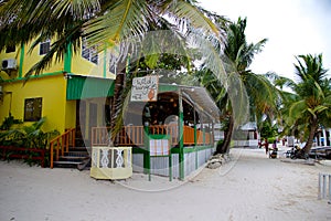 Beachside Wild Mango's restaurant in San Pedro, Ambergris Caye, Belize