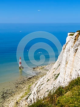 Beachy Head Lighthouse, Eastbourne, East Sussex, England