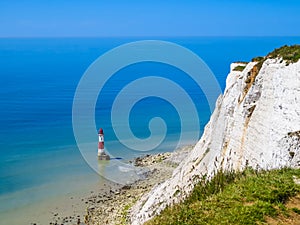 Beachy Head Lighthouse, Eastbourne, East Sussex, England