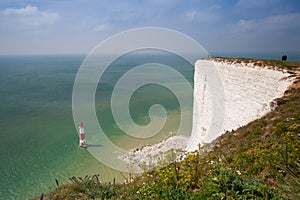 Beachy Head Lighthouse, Eastbourne, East Sussex, England