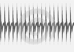 Beacon or buoy beep or blip tracking signal with background noise