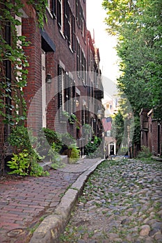 Beacon Hill, Historic Boston Street photo