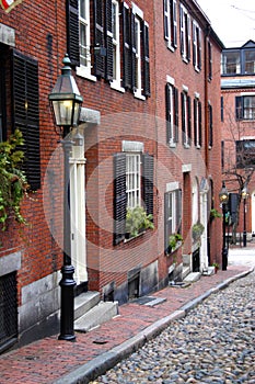 Beacon Hill is a wealthy neighborhood of Federal-style rowhouses, with some of the highest property values in the United States